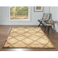 thumbnail image 2 of Linon Home Decor Platinum Area Rug Collection, Beige and Cream, 2' x 3', 2 of 3
