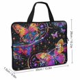 thumbnail image 2 of AWERP Butterfly Colorful Butterfly Cozy Diving Fabric Tablet Cover Neoprene Laptop Sleeve Carrying Bag 13inch, 2 of 5