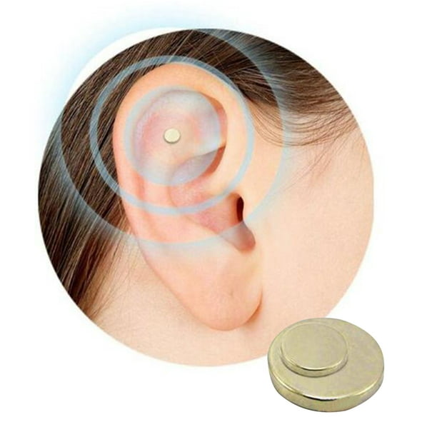 1 Pair Magnetic Therapy Quit Stop Smoking Smoke Magnet Magnetic Therapy Ear Auricular Loss Acupressure Walmart.com