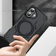 thumbnail image 7 of Designed for iPhone 16 - Compatible with MagSafe Support Wireless Charging Rugged Shockproof Anti-Slip Military Grade Protective Phone Cover for iPhone 16, Black, 7 of 7