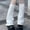 White, variant on Japanese Leg Warmers Gothic Knit Long Socks Leggings Gaiters Knee Winter Ankle Heap Sock Fishnet with Open Woman Stockings Thigh High Garter Belt Suspenders for Women Thick Pantyhose Womens