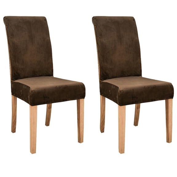 Velvet Dining Chair Covers Stretch Chair Slipcover Chair Protector Elastic Soft Chair Covers for Dining Room-2||bluec