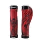 thumbnail image 1 of Bicycle handlebar handle, double locked vice handlebar handle cover, ergonomic handle cover (black and red), 1 of 5