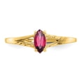 thumbnail image 2 of 14k 6x3 Marquise Pink Tourmaline Birthstone Ring XBR187, 2 of 5