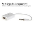 thumbnail image 2 of stanreset Car Audio Cable USB to 3.55mm U Disk CD Player Converter Wire Line Cord Portable Hotel Electric Equipment Conversion Connector, 2 of 6