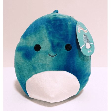 Squishmallows Prehistoric Squad 8" Stahl the Blue Dinosaur Plush Doll Toy