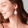 thumbnail image 4 of SUSHANG Sketchpad Palette Earrings Paintboard Color Earrings Necklace Artist Temperament Earrings Simple Oil Dropping Earrings Hook, 4 of 5