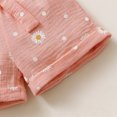 thumbnail image 5 of Vedolay Girls Short Outfits Sets Little Girl Outfits Off Shoulder Ruffles Prints T Shirt Tops and Shorts Set,Pink 12-18 Months, 5 of 5