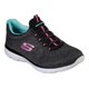 thumbnail image 1 of Tenis Skechers Dama 12986BBLP Memory Foam negro 25, 1 of 4