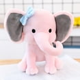 thumbnail image 1 of Éléphant en Peluche Rose 25cm 0.16kg, 1 of 5