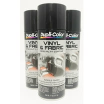 Duplicolor HVP104 - 3 Pack Vinyl & Fabric Spray Paint Gloss Black - 11 oz