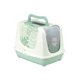 thumbnail image 1 of Caja de Arena Grande para Gatos, Verde Oscuro, Resistente a Arañazos y Rayos , Puerta Semitranslúcida, 1 of 1