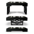 thumbnail image 4 of Pet Zone Designer Diner Adjustable Elevated Dog Double Feeder, 4 of 10