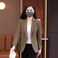 thumbnail image 1 of Early Autumn Professional Commuter Suit Jacket Women‘s 2024 New Style Small Style One Button Suit High-end Top, 1 of 6