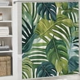 thumbnail image 6 of Pratyus Leaf Modern Waterproof Shower Curtain for Country Cottage & Farmhouse Bathroom Decor 100% Polyester Fiber Washable Curtain with Hooks 36x72, 6 of 7