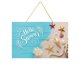 thumbnail image 1 of Hawaii Square Wooden Hanger Summer Beach Theme Welcome Door Decoration Hanger Starfishs Door Sign, 1 of 7