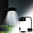 thumbnail image 2 of Aquarium LED Color Changing Clip Light Full For Plant Growth 16W Dimmable RGBW Lighting Timer & Remote Control On Design For Tanks/ Bo, 2 of 7
