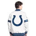 thumbnail image 2 of Men's-Starter  White Indianapolis Colts Scout Full-Snap Varsity Jacket, 2 of 2
