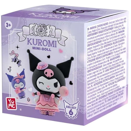 1 Piece YuMe Hello Kitty and Friends 5cm Mini Doll Kuromi Birthday Party Series( 1 PIECE ONLY)