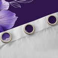 thumbnail image 4 of Manfei Purple Flower Black Out Curtains,Country Floral Curtains Pack of 2 (42x63 Each),Plant Aesthert Artwork Bedroom Curtains For Girls Kids,Breathable Home Decor, 4 of 6