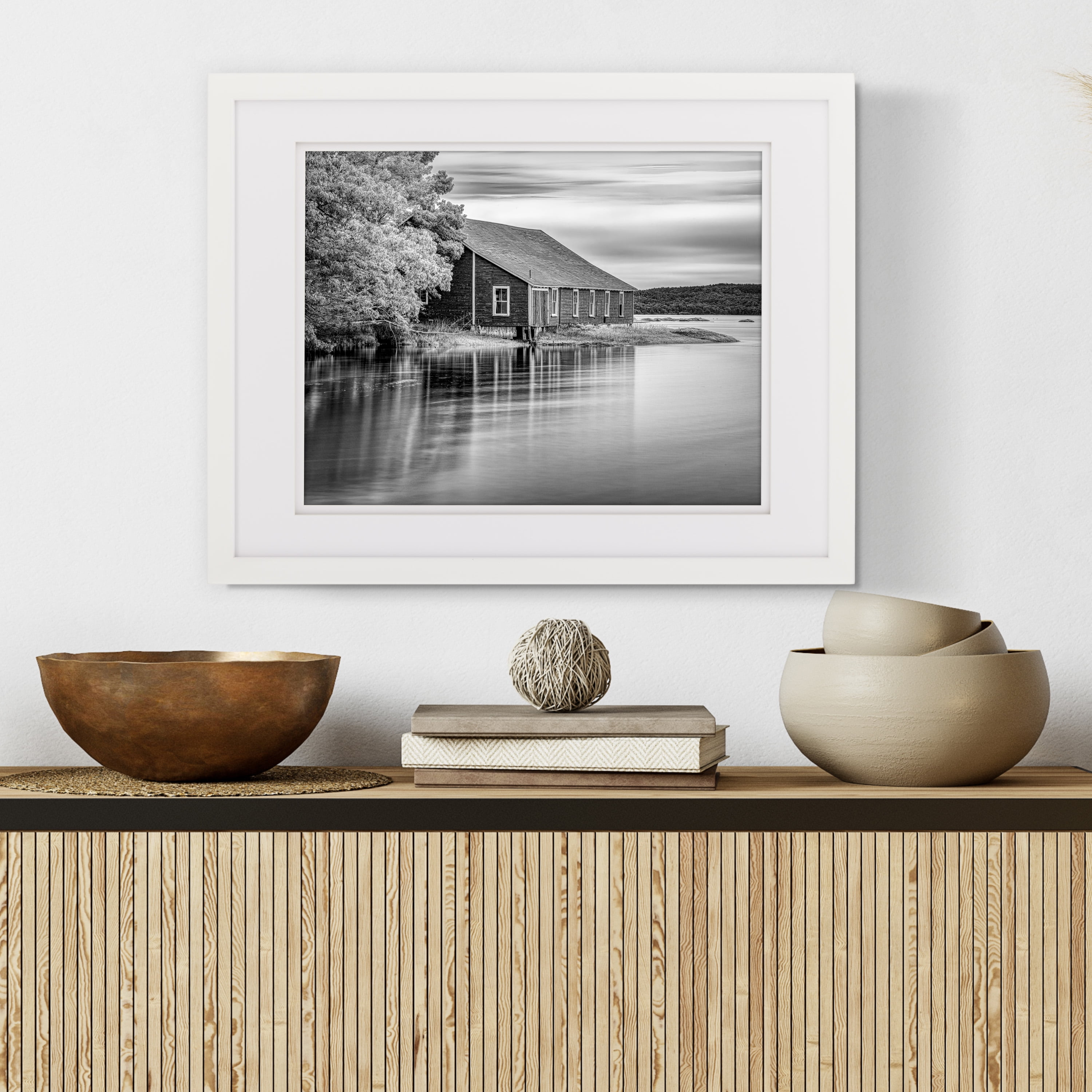 Gallery Solutions 14"x18" White Frame, Double Mat Wall Tabletop Display for 11"x14" Photos