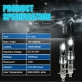 thumbnail image 6 of Garvee 2pcs H1 Led Headlight Bulbs Conversion Kit High Low Beam Super Bright 6500k 14000lm White Ip68 Waterproof, 6 of 8