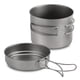 thumbnail image 1 of Herramienta de cocina al aire libre 1600ML Juego de sartenes de titanio para ollas Súper liviano para acampar Utensilios de cocina para cocinar portátiles con mango plegable, 1 of 7