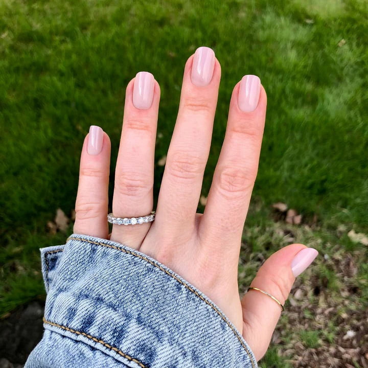 Olive & June Instant Mani Minimalist Short Squoval Press-on Nails, Cdj Syrup Gradient, 42 Pieces