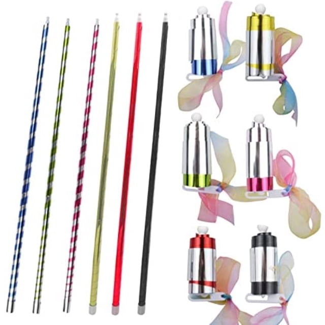 6 Pcs Pocket Staff Toy Retractable Collapsible Staff, Professional Magician Performance Props, Expandable Staff For Kids Magicians Gift
