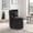 Black, variant on Leumius 360° Swivel Accent Chair with Storage,Velvet Curved Chair with Gold Metal Base for Living Room,Nursery,Bedroom-Gray