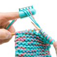 thumbnail image 1 of maskred 5x Finger Thimble Yarn Guide Needle Ring Efficient Knitting Tool Green Blue 4x2.5cm 1Set, 1 of 6