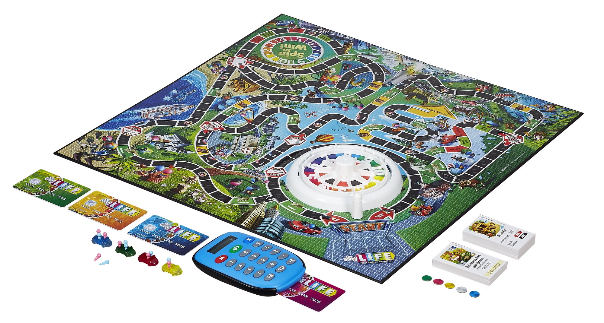 Complete with Game Of Banking, Bratz Passion for Buffy the Vampire Slayer: The Game 2000, Camp Granada 1965 of the Caribbean: Dead Mans Chest 2006, Game of Life - Twists and Turns 2007 Electronic Mall Madness 1989,  The game of life electronic banking edition rules and regulations - Dolls 