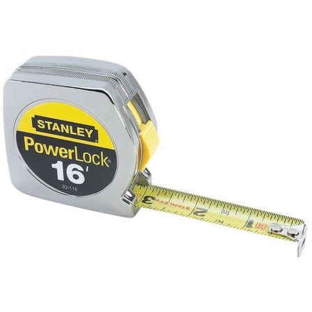 Stanley 33-116 PowerLock 16 ft. L X 0.75 in. W Tape Measure TAPE
