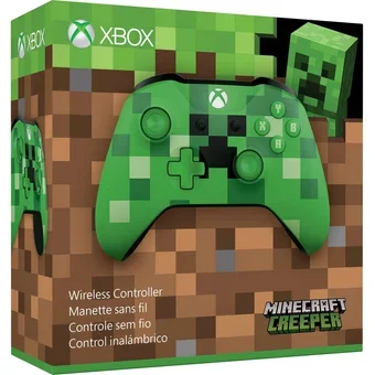 Control Inalámbrico Microsoft Xbox One Minecraft Creeper
