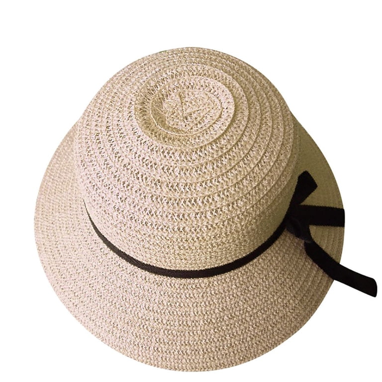 FADAACAI Womens Sun Straw Hat,Floppy Foldable Ladies Women  display picture 1