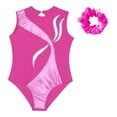 thumbnail image 3 of Alvivi Gymnastics Leotards for Girls Practice Outfits Tumbling Dance Unitard Sleeveless Dance Bodysuit Hot Pink 14, 3 of 5