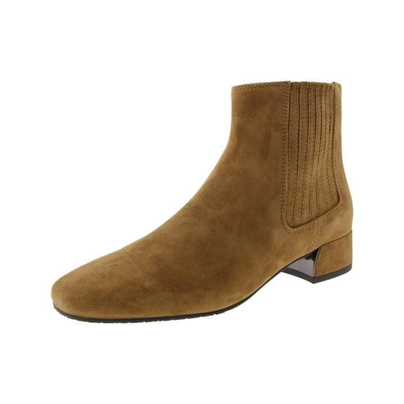 Donald J. Pliner Womens Dasia Zipper Suede Chelsea Boots