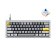 thumbnail image 1 of Teclado mecánico con cable Keychron Q4, aluminio, switches azules, 1 of 9