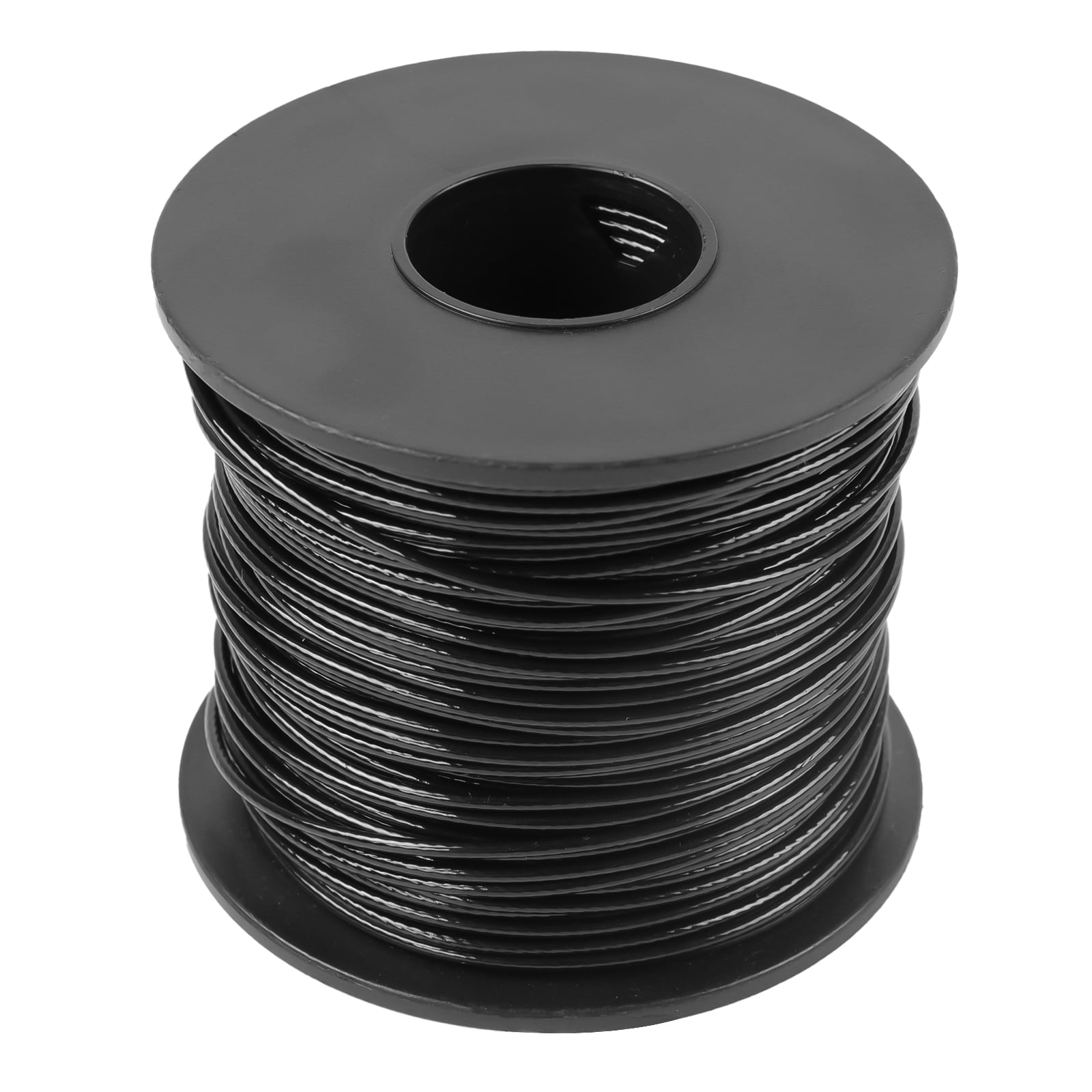 1/16 Coated to 3/32 Diameter 100 ft Coil 7x7 Construction Black Vinyl Coated Cable 