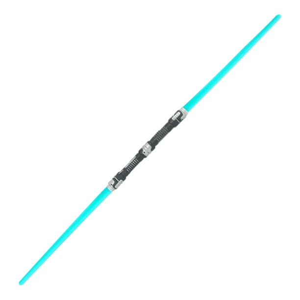 2 espadas láser con luz intermitente y sonido, accesorios de disfraz para niños. Regalo ideal. 2 piezas azul