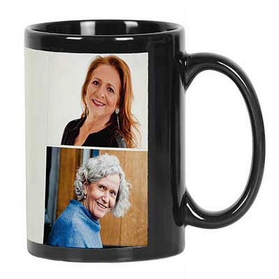 Printtoo PersonalizedPhotoCollage CoffeeMugBest Aunt Ever Custom Picture Ceramic CupDishwasher & Microwave Safe- 11 Oz -Black