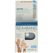 Sea-Band Adult Reusable & Washable Wristband Natural Nausea Relief, 5-Pack