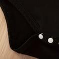 thumbnail image 7 of Halloween Gift for Girls Bodysuits Long Sleeve Halloween Pumpkin Ghostface Romper for and Toddlers Black 3-6 Months, 7 of 7