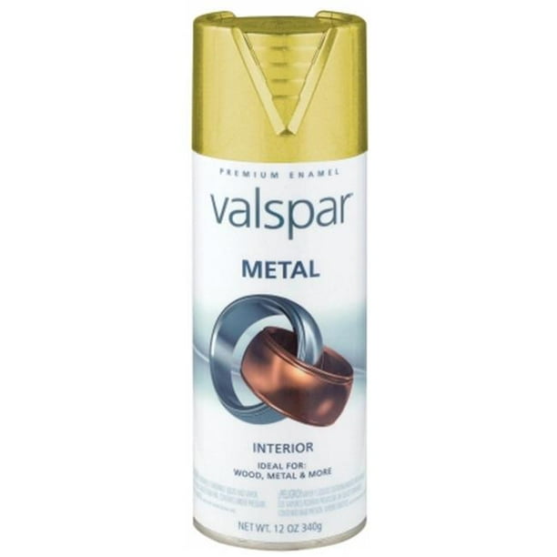 Valspar 12 Oz Gold Metal Spray Paint 46566000 SP (Set of 6)