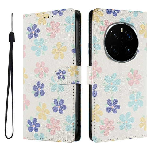 FOXDOCK Funda Tipo Cartera para Honor Magic 7 Pro con Soporte y Correa – Diseño de Patrones Lindos