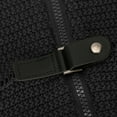 thumbnail image 5 of Cable Knit Sweater for Men Solid Color Stabd Collar Sweater Long Sleeve Cardigan Jacket with Leather Buckle Black 3XL, 5 of 5