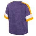 thumbnail image 3 of Women's Colosseum Purple LSU Tigers Color Block Scoop Neck T-Shirt, 3 of 3