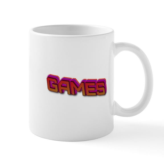 CafePress - Games Mugs - 11 oz Ceramic Mug - Novelty Coffee Tea Cup