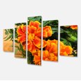 thumbnail image 2 of Marigold Fleur sur Fond en Bois - Impression sur Toile Florale, 2 of 3