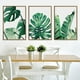 thumbnail image 4 of Decoración de arte de pared, 3 piezas/juego de 40x50 cm, cuadro de pared de hojas verdes, cuadro de pared de hojas, diseño elevado, 4 of 11